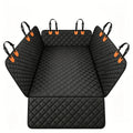 Waterproof Dog Car Seat Cover, Hard Bottom Pet Backseat Protector, Non‑Slip Pet Travel Mat for Car SUV