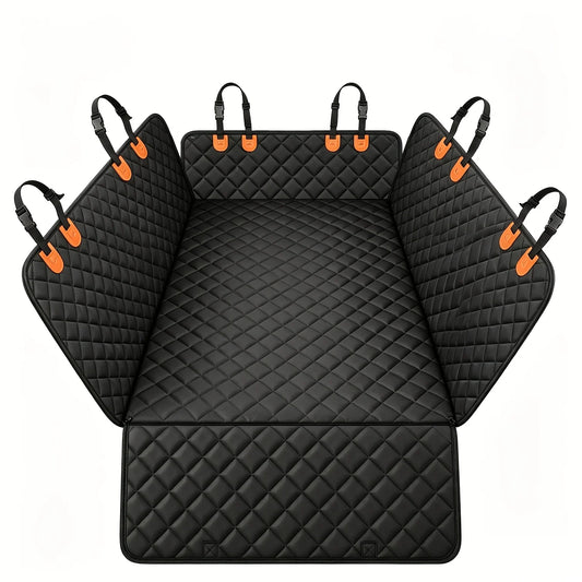 Funda Impermeable para Asiento Trasero con Base Rígida | Protector de Carro para Mascotas